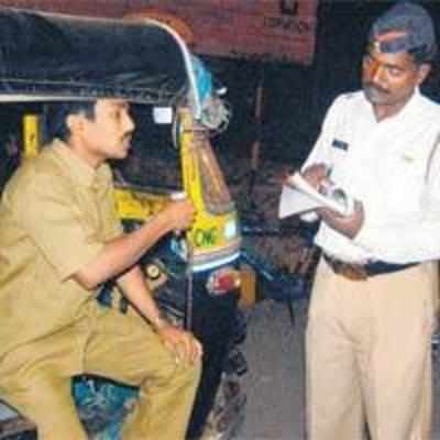 Auto suggestion: cops say, 1 permit, 1 gaadi from now