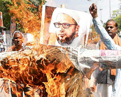 City’s Muslims say they’ve seen through Owaisi