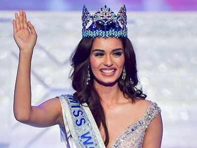 Miss World 2017 Manushi Chhillar returns to India, receives grand welcome at Mumbai airport