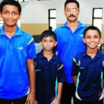 Triple crown for Agnel student Tejas Kamble at state-level tennis meet