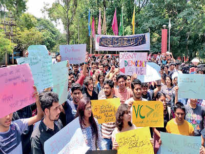 NLSIU students call off their peaceful protest