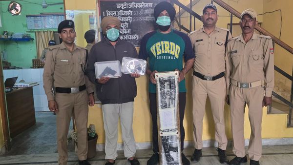 2 arms traffickers held with pump-action guns, pistols in US Nagar