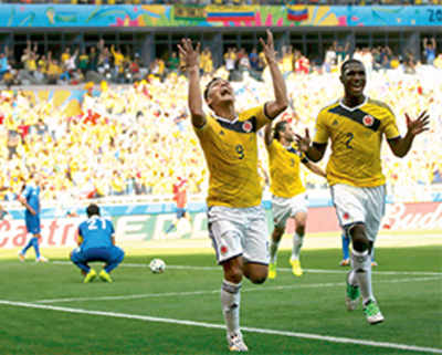 And Colombia return in style