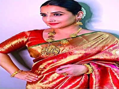 Vidya Balan goes the whole nine yards