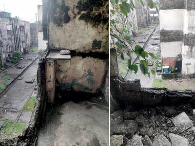 Rail staff told to move into dilapidated quarters