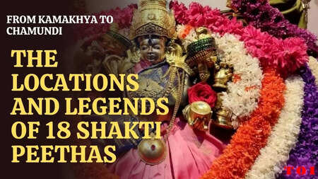 From Kamakhya to Chamundi: The locations and legends of 18 Shakti Peethas