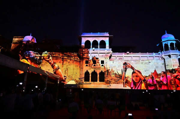 Light and sound show back at Lalita Ghat after months-mong hiatus