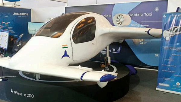 IIT Madras startup's e-flying taxi model grabs many eyeballs