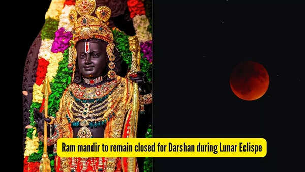 Lunar Eclipse travel advisory 2026: Ayodhya’s Ram Mandir to remain closed for darshan today between...
