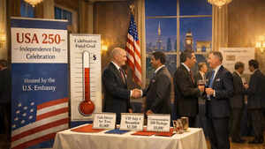 Why US embassies across the world are competing to raise millions of dollars