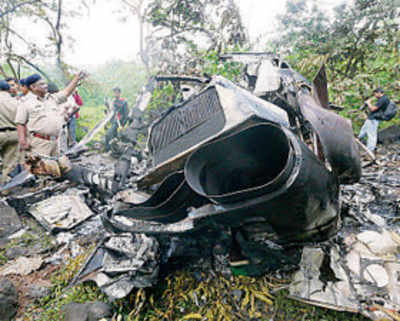 ‘Crew’s belongings, copter parts are missing’