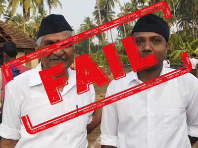 Fake alert: No, this man in RSS uniform is not the Mangaluru airport bomb suspect