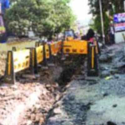 Police patrolling hit due to dug up roads, thefts rise