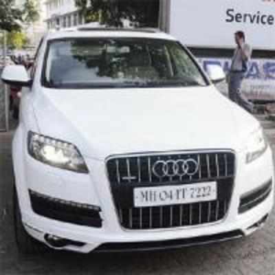 Given for service, Audi taken out for joyride around city