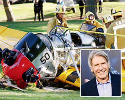 Actor Harrison Ford injured after crash-landing plane on golf course