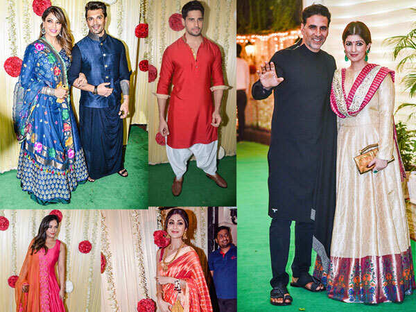 Diwali 2017: Bollywood celebs' pics you can't miss