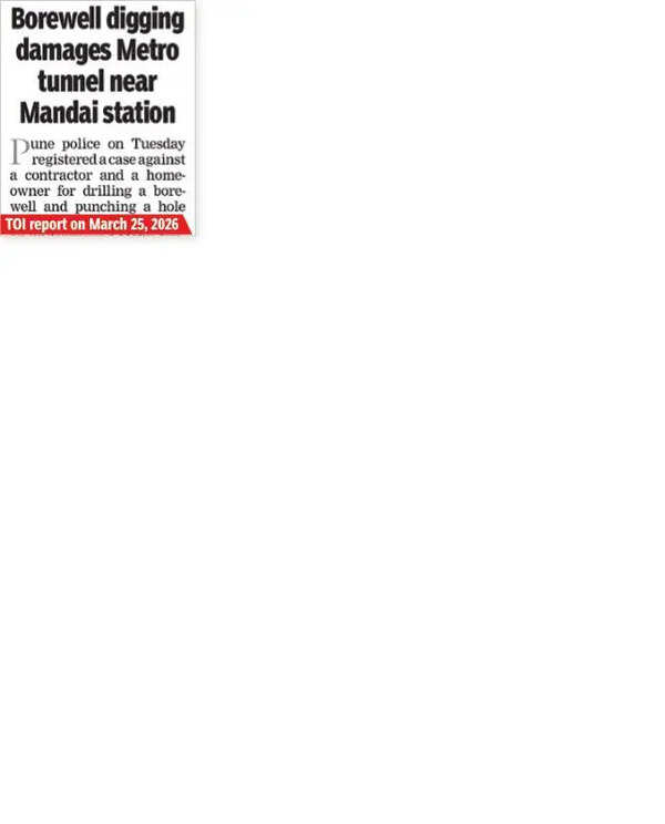 Pune Metro tunnel breach: Court nixes pre-arrest bail