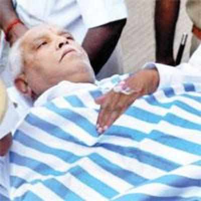 Hospital-hopping ends, Yeddy goes back to jail