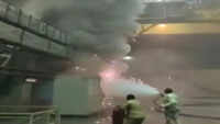 Staff members trapped after fire breaks out in Telangana power plant 