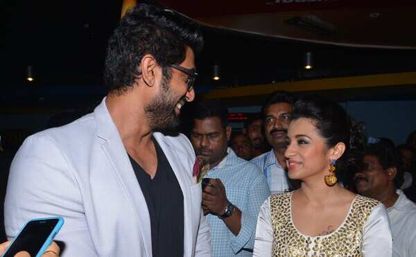Rana, Trisha catch up