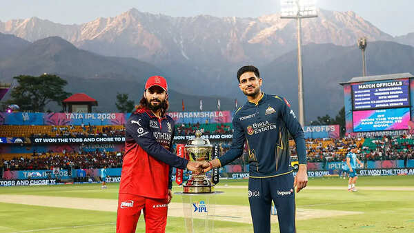 IPL toss today: Phil Salt misses out for RCB; Shubman Gill makes big change as GT opt to field in Qualifier 1 in Dharamsala