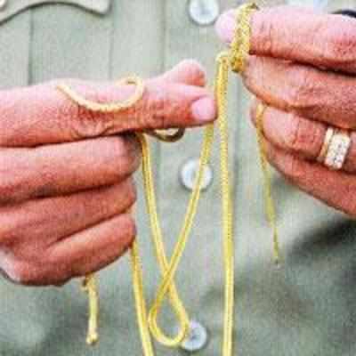 Chain snatching incidents on the rise in city