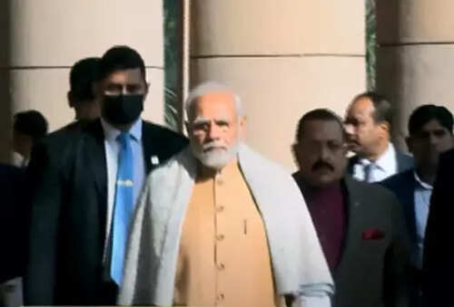 Budget 2023 live: Prime Minister Narendra Modi has arrived at Parliament for the Union Cabinet meeting