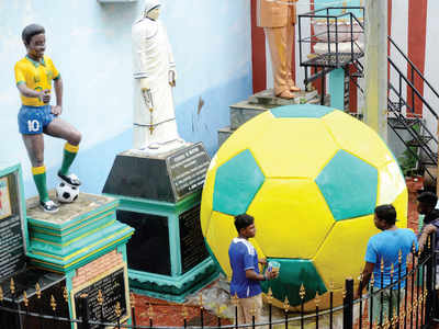 FIFA World Cup 2018: Gowthampura is high on football fever and crazy about Brazil