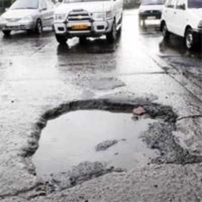 Minister takes BMC officials on a pothole darshan drive