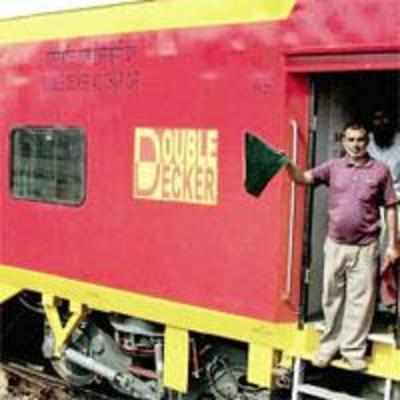 Country's first AC double decker rake to roll out in 15 days