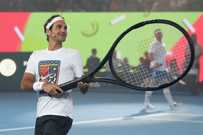Roger Federer wears underdog tag with a smile