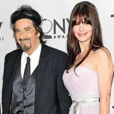 Al Pacino's new arm candy!