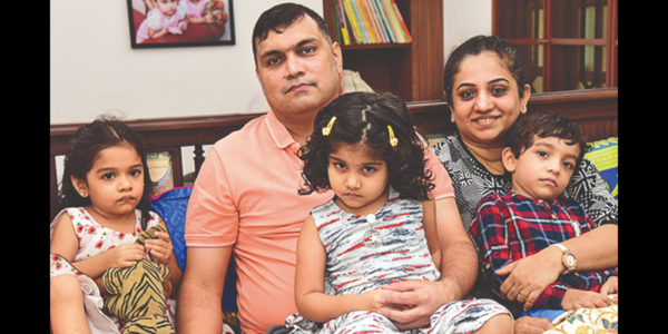 Mangaluru: Mother of triplets fights Covid-19, keeps family safe