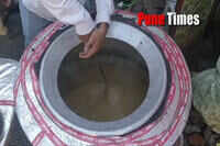 On the ocassion of Ramzan, Haleem is in the making at Kausar bagh Pune 
