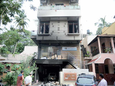 Three-storey building in Malleswaram gutted by fire