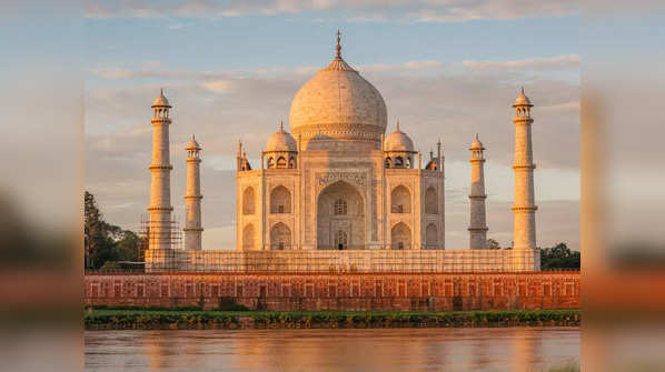The iconic Taj Mahal is one of the most well-known monuments in the world