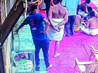 CCTV captures temple theft