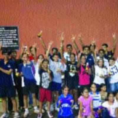 Badminton champs score
