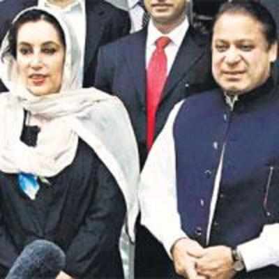 Benazir claims power-sharing deal with Nawaz Sharif