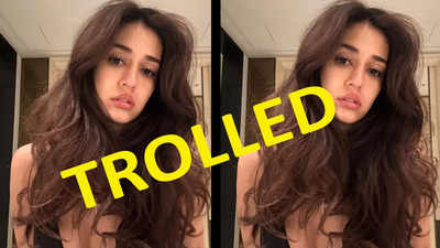 Disha Patani trolled for wearing strapless bralette at NMACC event,  netizens say 'always skin show..', watch video