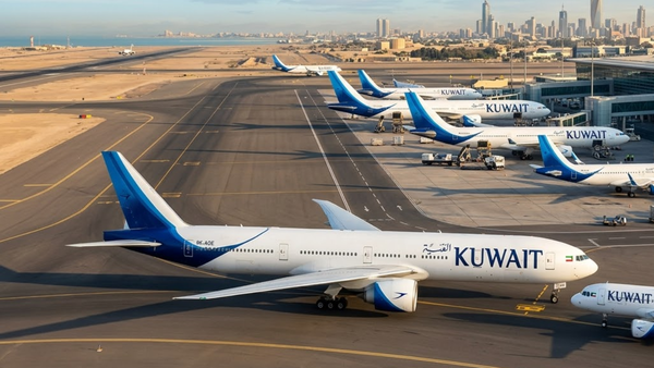Kuwait Airways announces resumption of Cairo flights from March 26 via Dammam, travel procedures to continue from Al Khiran Mall