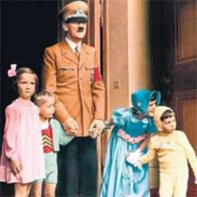 Rare footage reveals Hitler the '˜family man'
