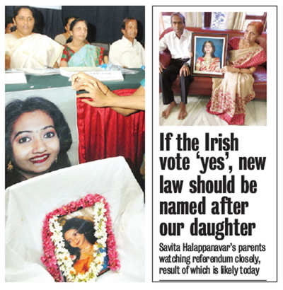 Irish abortion referendum: Big day for Ireland, and Savita Halappanavar’s parents