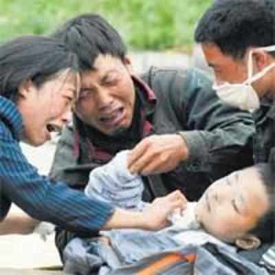 Parents lose only hope for the future in China quake