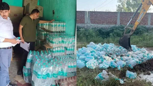Baghpat DM fumes over counterfeit 'Bisleri' water served to him, orders probe