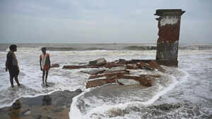 Uprooted by the sea, left without livelihood
