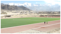 Ladakh gets first open synthetic track, football turf under Khelo India programme 