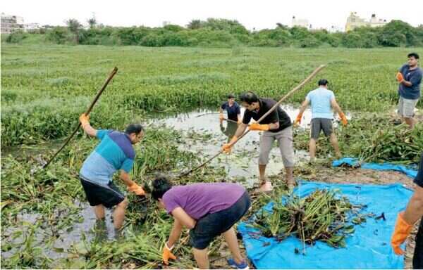 Techies show that when needed, they can get their hands dirty
