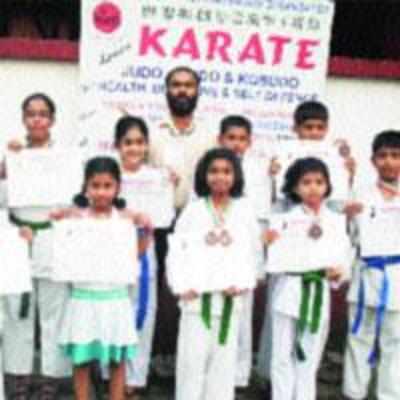 Airoli kids earn laurels at national karate tourney
