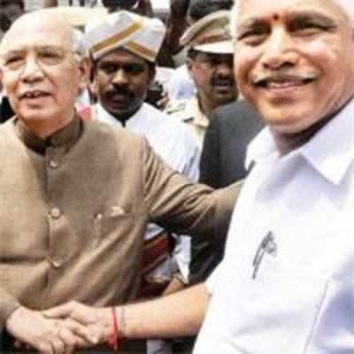 Nothing personal: Now Guv calls Yeddy a friend